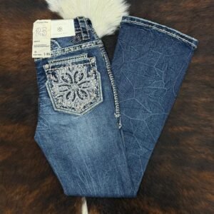 W253-PB30 Western Blue Bootcut Jean