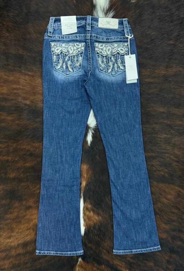 M9616BS Dk. Blue Miss Me Mid-Rise Boot Jean