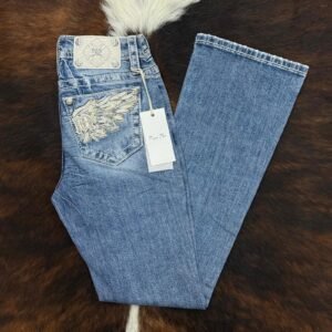 M9607BS Lt. Blue Miss Me Mid-Rise Boot Jean