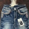 W252-PB30 Western Blue Bootcut Jean