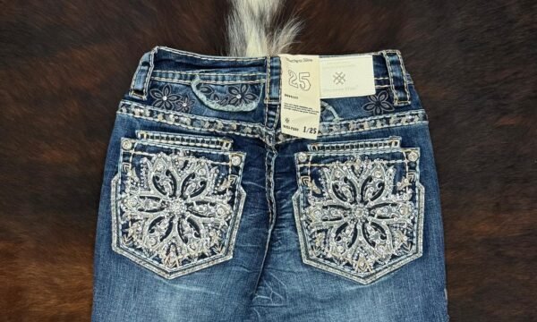 W253-PB30 Western Blue Bootcut Jean