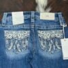M9616BS Dk. Blue Miss Me Mid-Rise Boot Jean