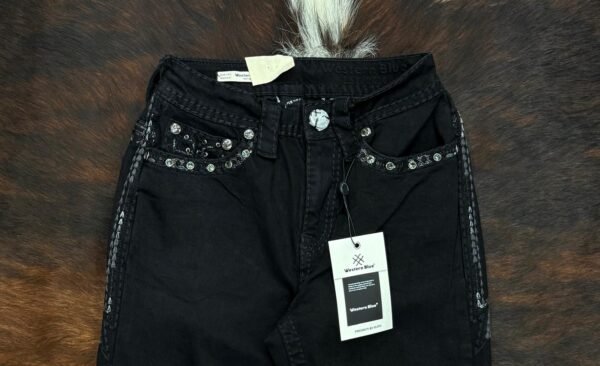 W236-PB30 Western Blue Bootcut Jean