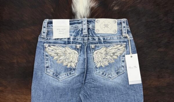 M9607BS Lt. Blue Miss Me Mid-Rise Boot Jean