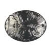 BB-5 Silver/Bronze Black Horse Belt Buckle