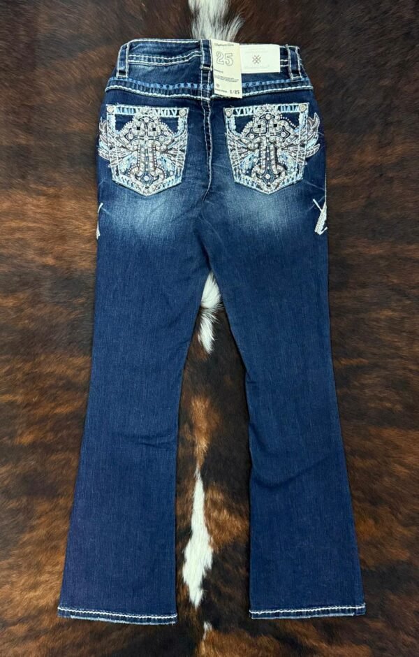 W233-PB30 Western Blue Bootcut Jean