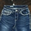 W231-PB30 Western Blue Bootcut Jean