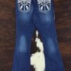 W231-PB30 Western Blue Bootcut Jean