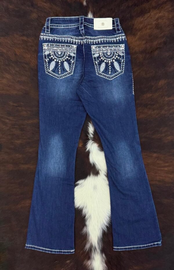 W231-PB30 Western Blue Bootcut Jean