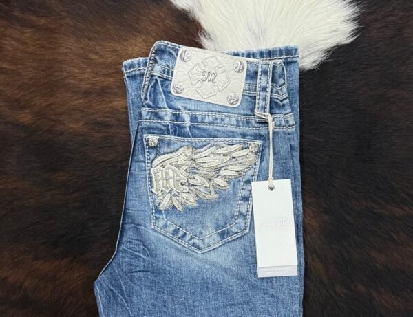 M9607BS Lt. Blue Miss Me Mid-Rise Boot Jean