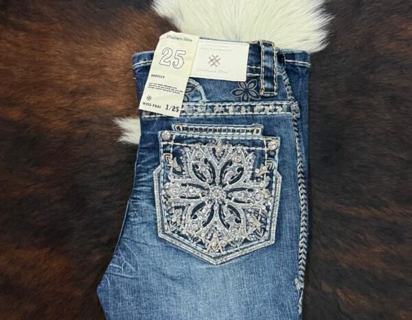 W253-PB30 Western Blue Bootcut Jean