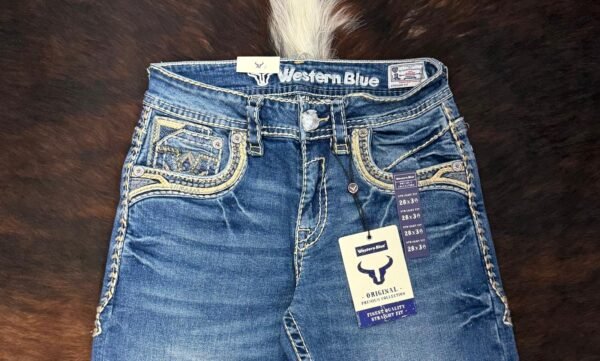 WJ-2389 Western Blue Premium Straight Fit Jean