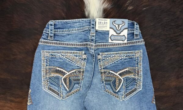 WJ-2391 Western Blue Premium Straight Fit Jean