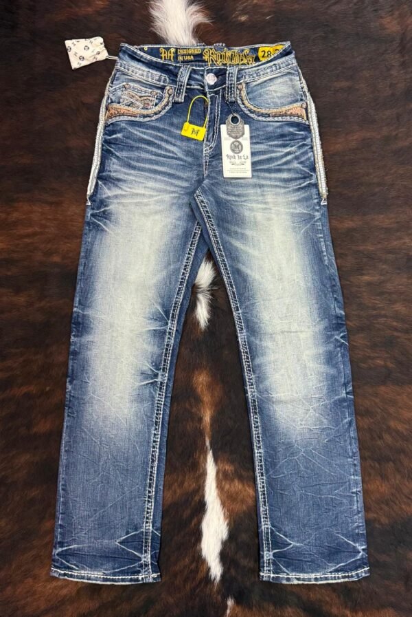 R-373 Rock In La Straight Fit Jean