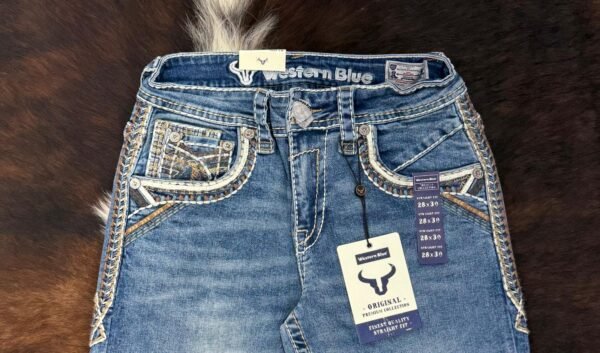 WJ-2391 Western Blue Premium Straight Fit Jean