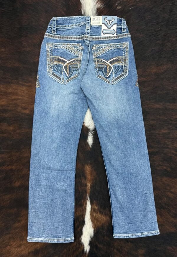 WJ-2391 Western Blue Premium Straight Fit Jean