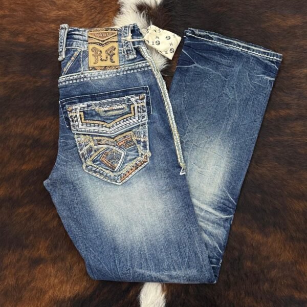 R-373 Rock In La Straight Fit Jean