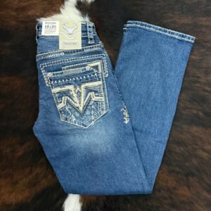 WJ-2389 Western Blue Premium Straight Fit Jean