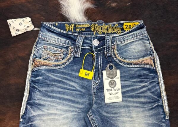 R-373 Rock In La Straight Fit Jean