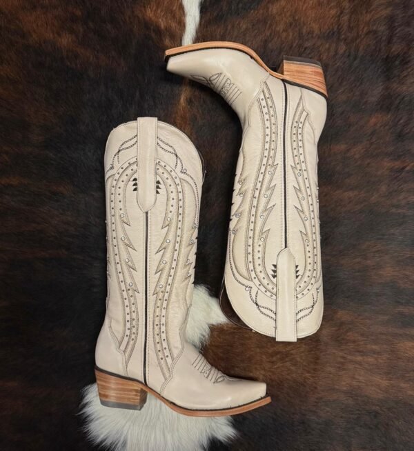 166a9ae6-d1dd-468f-8232-4d12805037b6 GPMJ Grisly Perla Marie C/Cristal Est.Josie High-Knee Boots Wildflowers Bluebonnet