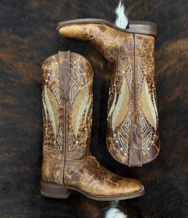 WVCC Valencia Camel C/Cristal Est. Cleopatra Wildflower Boots