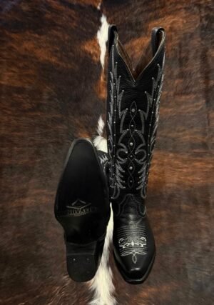 4acdd119-4449-4683-b7e4-3eee7324723a VNAC Imit. Venado Negro Tubo Álamo Cherokee High-Knee Innovation Women Boots
