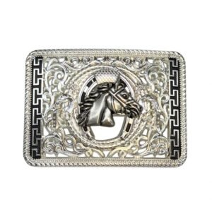 IMG-20260804-WA0015 BB-38 Silver/Metal Horse Horseshoe Belt Buckle