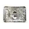 BB-38 Silver/Metal Horse Horseshoe Belt Buckle