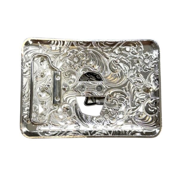 BB-38 Silver/Metal Horse Horseshoe Belt Buckle