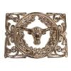 BB-45 Bronze Longhorn Belt Buckle