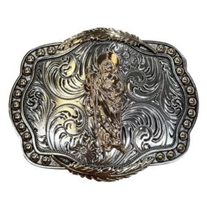 IMG-20260804-WA0039 BB-48 Silver/Bronze San Judas Tadeo Feather Belt Buckle