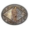 BB-50 Silver/Bronze San Judas Tadeo Belt Buckle