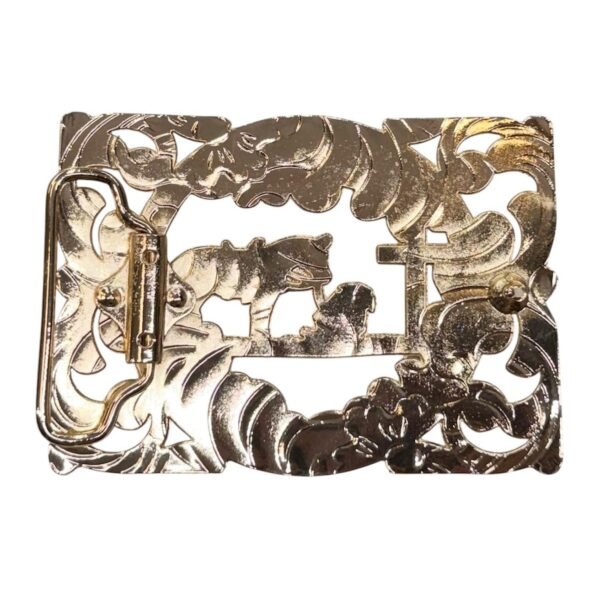 BB-55 Bronze Prayer Belt Buckle