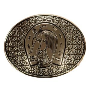 IMG-20260804-WA0052 BB-70 Bronze Horseshoe/Horse Belt Buckle