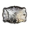 BB-87 Silver/Bronze Horse Belt Buckle