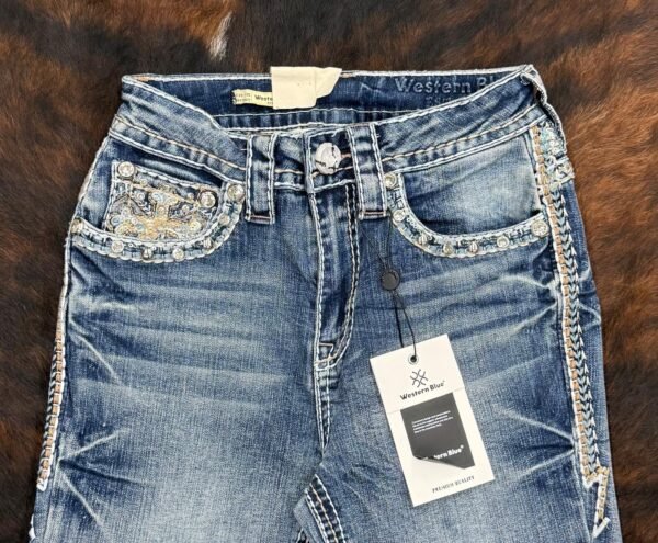 03710aaf-94a0-411d-b869-b78cf20567ca W266-PB30 WESTERN BLUE PREMIUM BOOTCUT JEAN