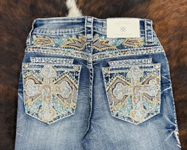 0cc2217b-c9b2-4673-ac13-e5caf59b6291 W266-PB30 WESTERN BLUE PREMIUM BOOTCUT JEAN