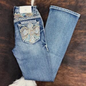 3b63323f-d75e-4edb-bd0f-186fb487b9a3 W266-PB30 WESTERN BLUE PREMIUM BOOTCUT JEAN
