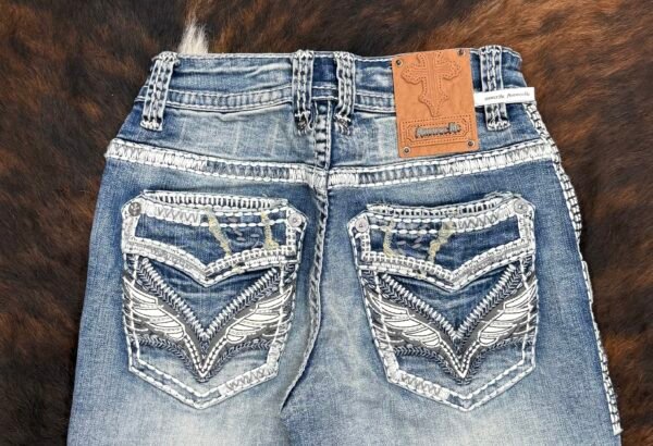 AM-2355 ANSWER ME PREMIUM STRAIGHT FIT JEAN HEIGHT 32"