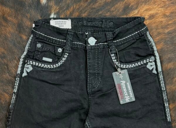 AM-2357 ANSWER ME PREMIUM STRAIGHT FIT JEAN HEIGHT 32"