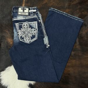 A1138-WL30 ANSWER ME PREMIUM WIDE LEG JEAN
