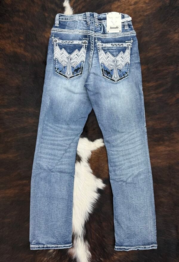 AM-2350 ANSWER ME PREMIUM STRAIGHT FIT JEAN HEIGHT 32"