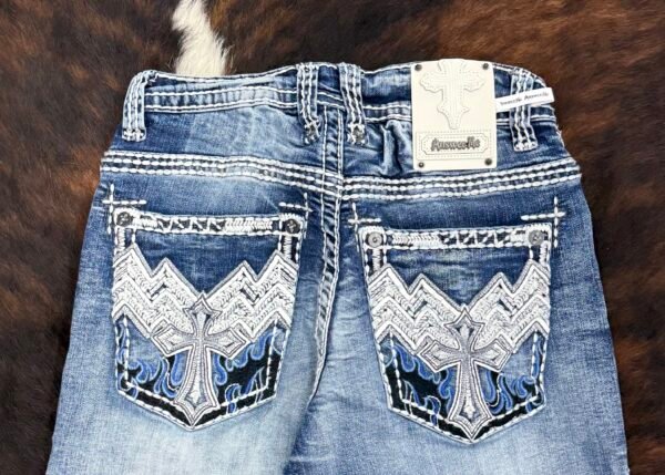 AM-2350 ANSWER ME PREMIUM STRAIGHT FIT JEAN HEIGHT 32"