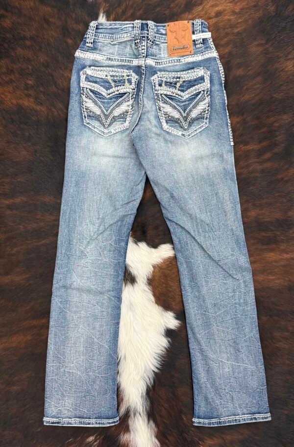 AM-2355 ANSWER ME PREMIUM STRAIGHT FIT JEAN HEIGHT 32"
