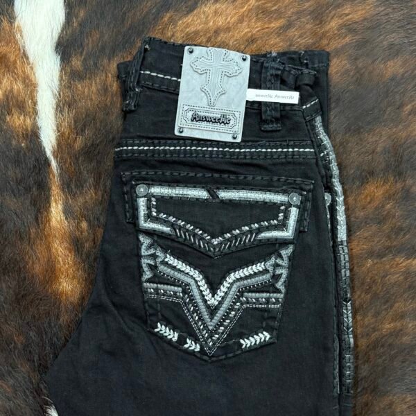 AM-2357 ANSWER ME PREMIUM STRAIGHT FIT JEAN HEIGHT 32"