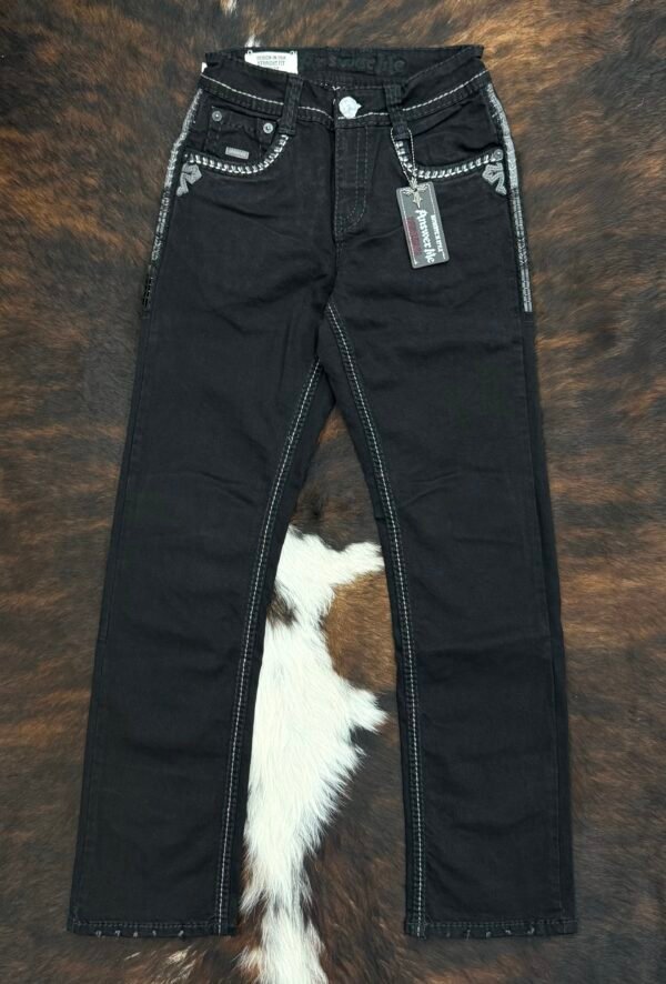 AM-2357 ANSWER ME PREMIUM STRAIGHT FIT JEAN HEIGHT 32"